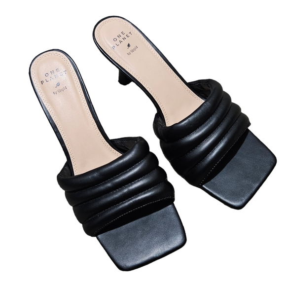 NWT One Planet by Quipid Jaylove Kitten Heels in Black - Picture 3 of 8